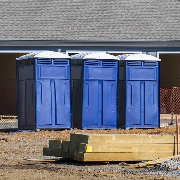 are there different sizes of portable toilets available for rent in Blue Eye Arkansas